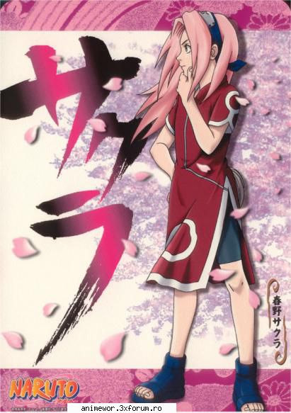 Sakura haruno - Este preferata mea nu stiu de ce uni o urasc asa - ♣ Naruto♣
